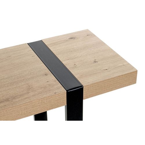 Console Design "miranda" 120cm Chêne et Noir