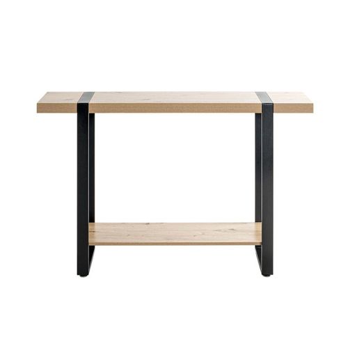 Console Design "miranda" 120cm Chêne et Noir