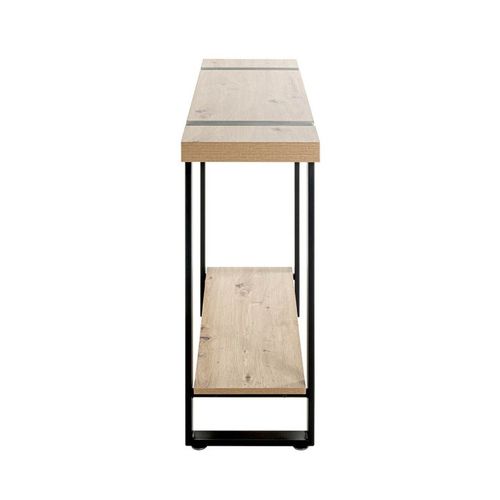 Console Design "miranda" 120cm Chêne et Noir