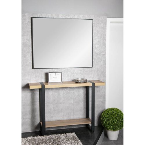 Console Design "miranda" 120cm Chêne et Noir