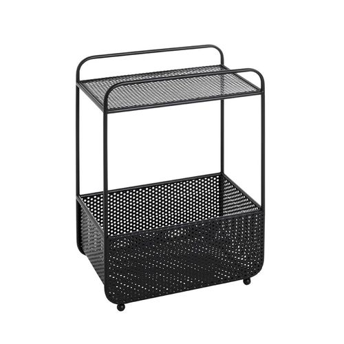 Table D'appoint Porte-revues "lacano" 58cm Noir