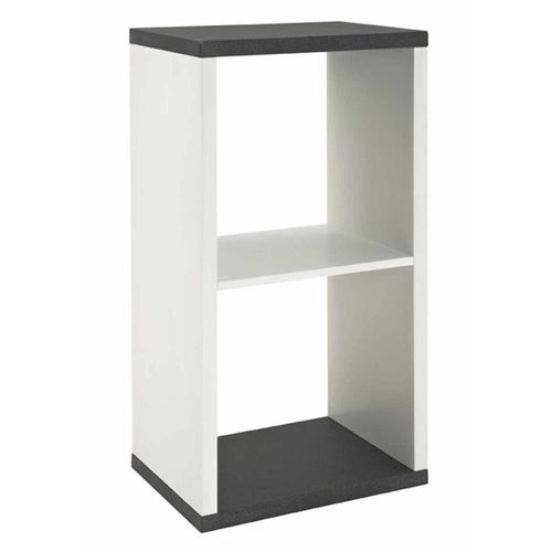 Étagère Design 3 Niveaux "granit" 84cm Blanc