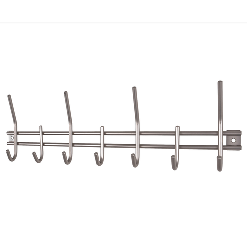 Porte-manteau Mural Design Inox 7 Crochets Temby