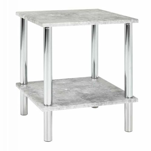 Table D'appoint Effet Béton "miguel" 47cm Gris