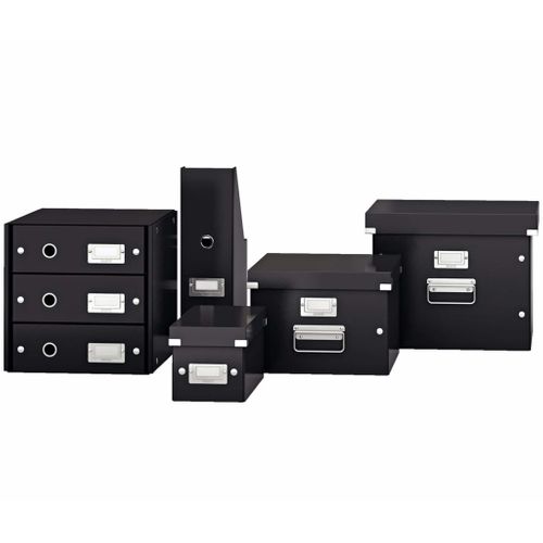 Armoire À Tiroirs Wow Noir 3 Tiroirs