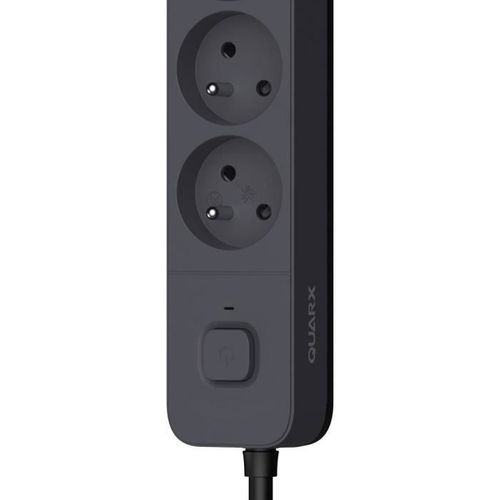 Multiprise - 4 Prises - Avec 3 Ports USB, Câble 1,5m