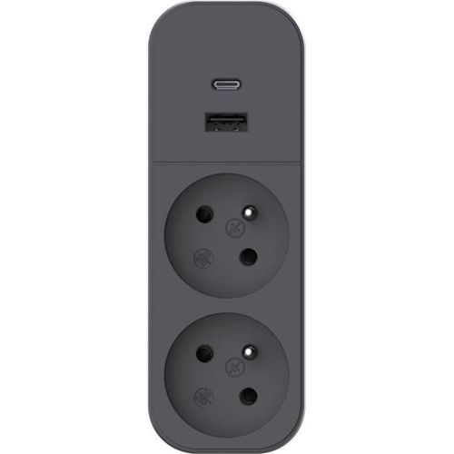 Biplite - 2p 16a - Avec USB-a Et USB-c, Conforme Nf