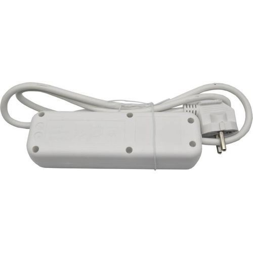 Bloc Ménager - 3 Prises 2p+t - Avec Protection Enfants, Conforme Nf