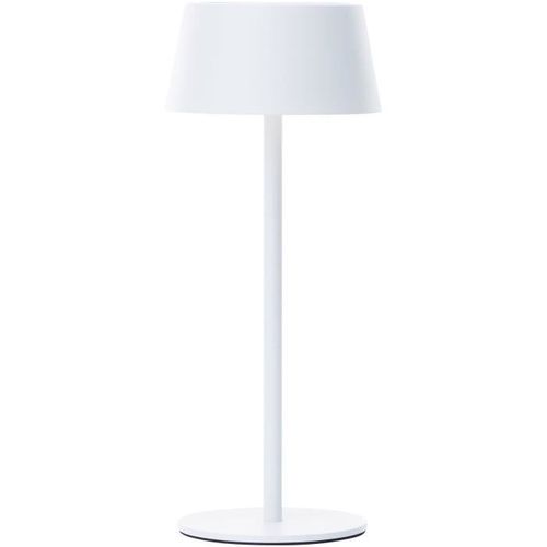 Lampe De Table D'extérieur - Picco - LED Et Solaire - Métal Et Plastique - 5 W - Blanc