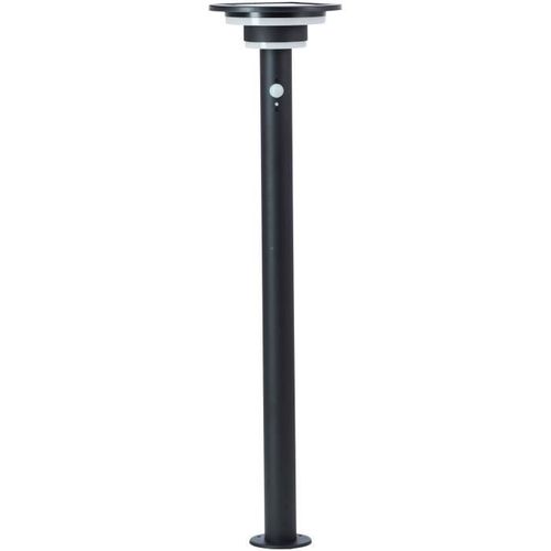 Potelet Extérieur - Garvina - LED Et Solaire - Détecteur De Mouvement - Acier Inoxydable Et Plastiqu