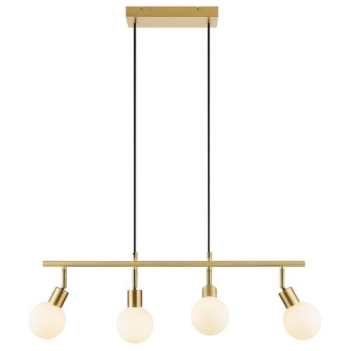 Suspension 4 têtes JORGE Doré