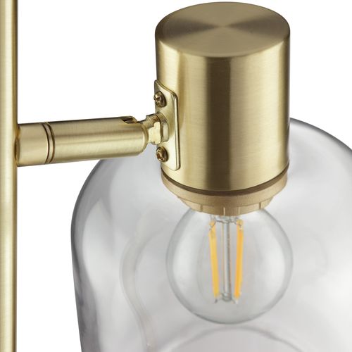 Lampadaire droit H. 140 cm LINDSET Doré