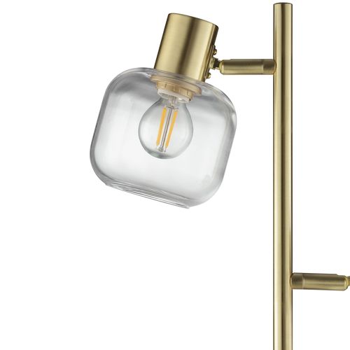 Lampadaire droit H. 140 cm LINDSET Doré