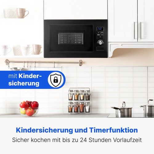 Micro Ondes Encastrable Avec Grill Noir  Mwg3001heb-noir