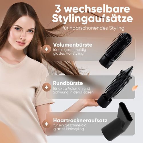 Lisseur 3en1 Multifonction 800w Noir Has6077cb-noir