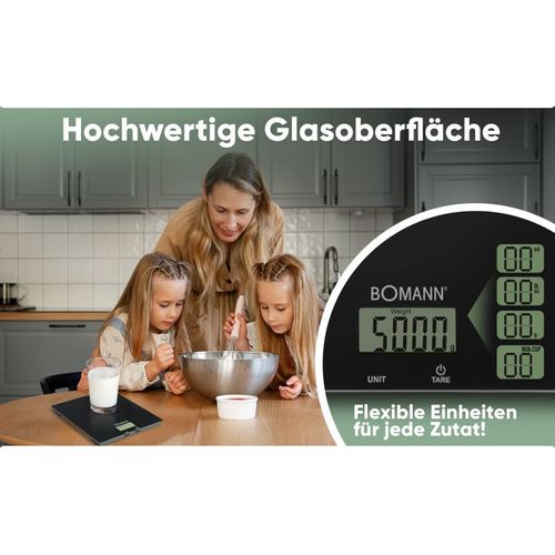 Balance De Cuisine En Verre Noir Kw6085cb-noir