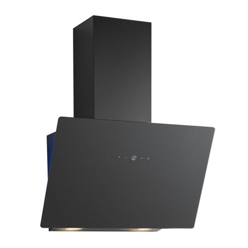 Hotte Inclinée à LED Noir  60 cm - Du7611-g-noir