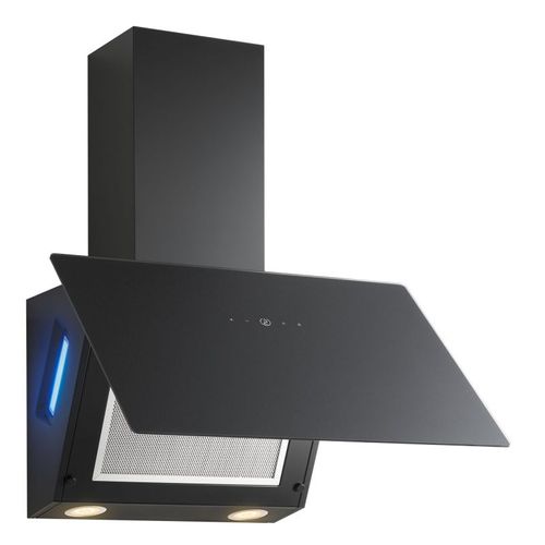 Hotte Inclinée à LED Noir  60 cm - Du7611-g-noir