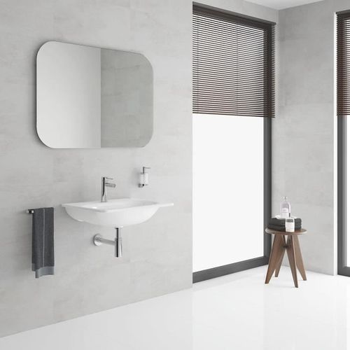 Mitigeur Lavabo Monocommande Essence 34294001 - Bec Pivotant - Limiteur De Température Et Débit