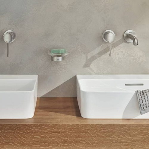 Grohe Façade Mitigeur Mural Lavabo Essence - Taille M - Chromé