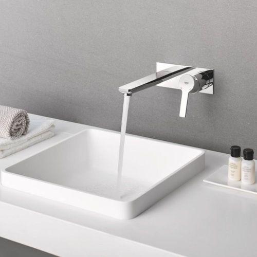 Grohe Façade Mitigeur Lineare 2 Trous Lavabo Taille L Saillie 207 Chromé