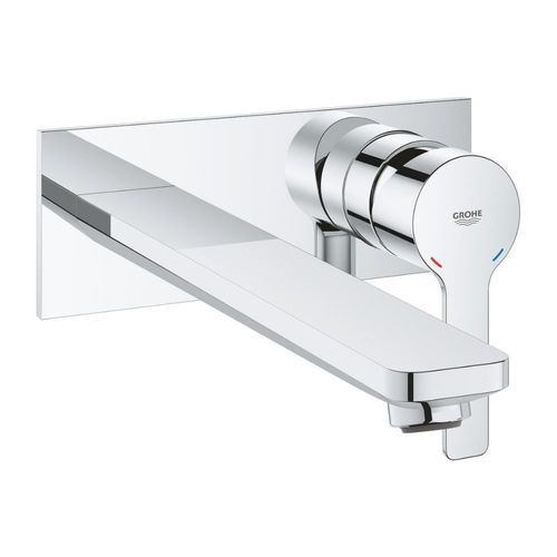 Grohe Façade Mitigeur Lineare 2 Trous Lavabo Taille L Saillie 207 Chromé