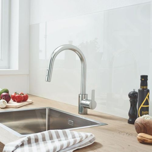 Robinet Douchette Grohe Feel Dual Supersteel Inox