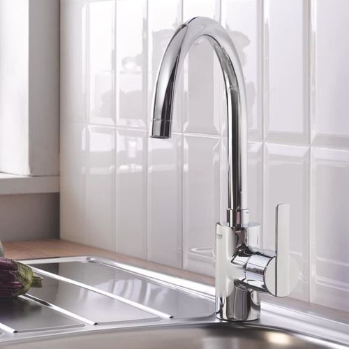 Robinet De Cuisine Grohe Feel Quickfix Chromé