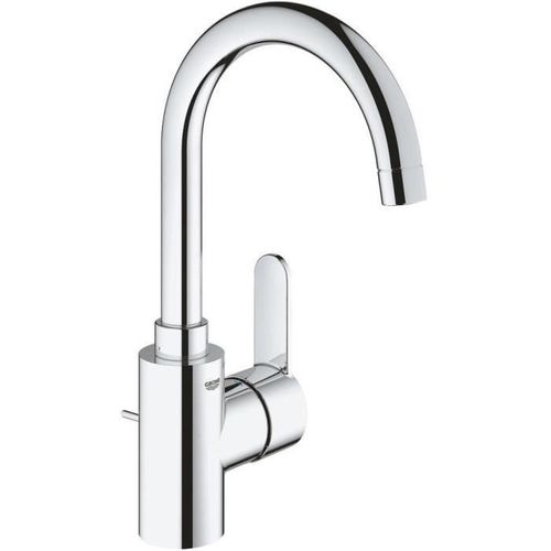 Mitigeur Lavabo Monocommande Eurostyle Cosmopolitan -bec Tube Pivotant - Limiteur De Débit - Chrome