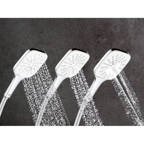 Pommeau De Douche Grohe Quickfix Vitalio Smartactive 130 3 Jets Avec Barre Et Tablette