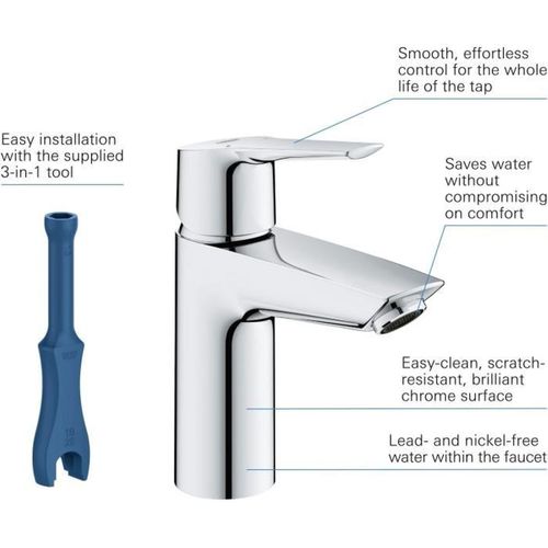 Mitigeur Lavabo Grohe Quickfix Start 2021 Taille S