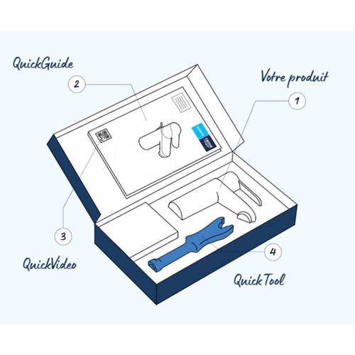 Mitigeur Lavabo Grohe Quickfix Start 2021 Avec Vidage Push-open Chromé