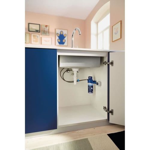 Robinet Filtrant De Cuisine - Chromé - Filtration De L'eau - Bec Haut En C - Rotation 150°- 30592000