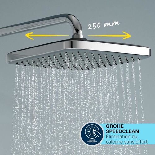 Colonne De Douche Avec Inverseur Manuel - Economie D'eau - Grohe Vitalio Comfort 250 - 26986001