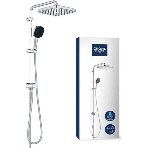 Colonne De Douche Avec Inverseur Manuel - Economie D'eau - Vitalio Comfort 250 - Chromé - 26698001