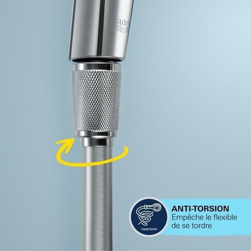 Flexible De Douche Grohe Quickfix Vitalioflex 200 Cm Chromé