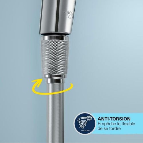 Flexible De Douche Grohe Vitalioflex Silver 175 Cm Chromé