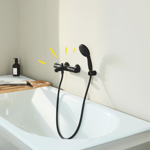 Mitigeur Bain Douche Thermostatique Precision Start Noir