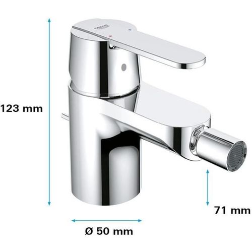 Mitigeur Monocommande Bidet Taille S Get Chromé 32885000
