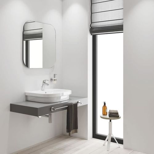 Mitigeur Lavabo Eurosmart 2339310e - Bec Fixe - Limiteur De Température - Economie D'eau - Taille M