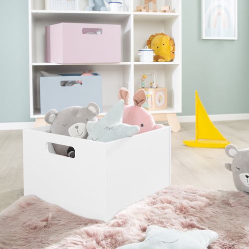 Casier En Bois Pour Chambre D'enfant - Boîte De Rangement Pour Les Jouets - Blanc