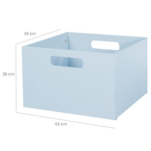 Casier En Bois Pour Chambre D'enfant - Boîte De Rangement Pour Les Jouets - Bleu