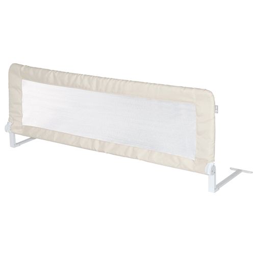 Barrière De Lit Bébé Et Enfant Klipp-klapp - 135 Cm - Antichute Et Rabattable - Beige
