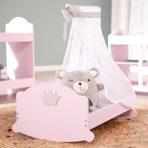 Lit de poupée avec literie complète 'Princess Sophie' ROBA - Rose clair Lit de poupée avec literie complète 'Princess Sophie' ROBA - Rose clair