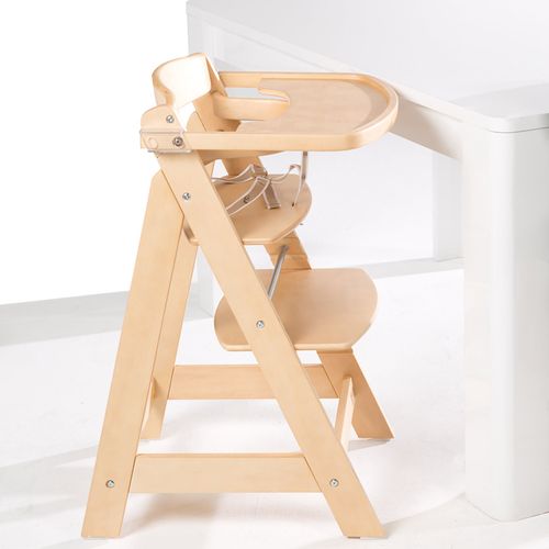 Chaise Haute Évolutive Avec Plateau Repas Réglable - Naturel - Sit Up Fun