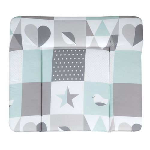 Matelas à Langer Happy Patch Mint - 85x75 - Revêtu De Pu