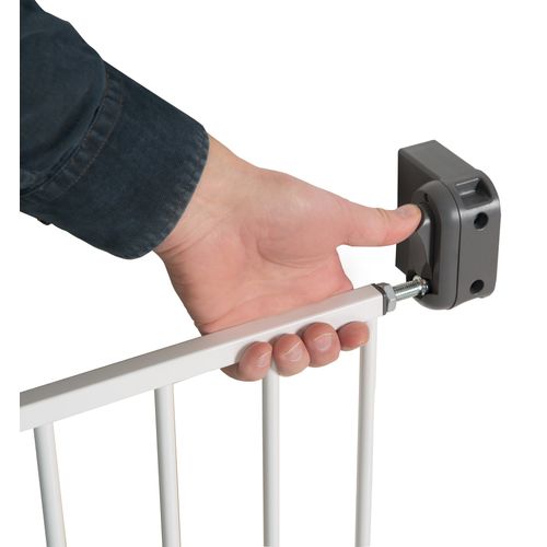 Barriere De Sécurité Bébé Pour Porte Et Escalier En Métal Blanc - Easy Step