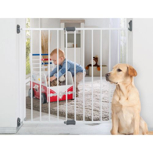 Barriere De Sécurité Bébé Pour Porte Et Escalier En Métal Blanc - Easy Step