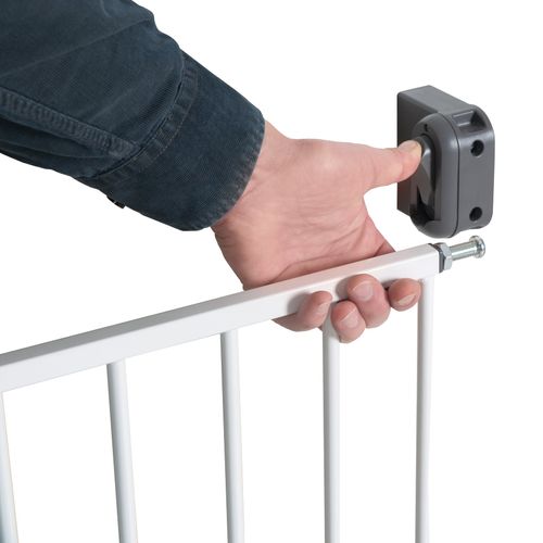 Barriere De Sécurité Bébé Pour Porte Et Escalier En Métal Blanc - Easy Step
