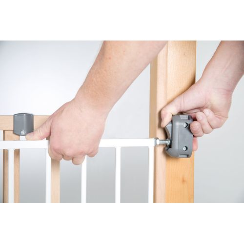 Barriere De Sécurité Bébé Pour Porte Et Escalier En Métal Blanc - Easy Step